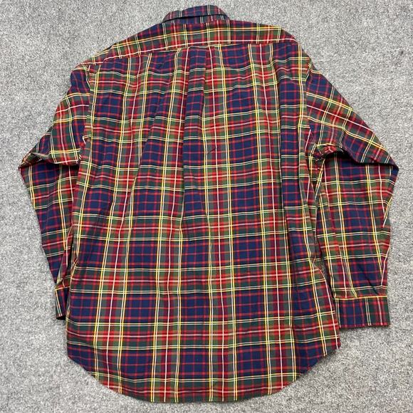 Ralph Lauren Blake Shirt Mens Large Multicolor Plaid Cotton Collared Button Down - Picture 3 of 8